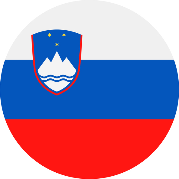 Slovenia flag. 
