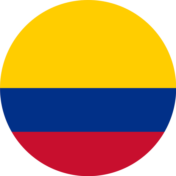 Colombia flag. 
