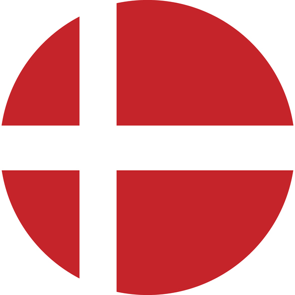 Denmark flag. 