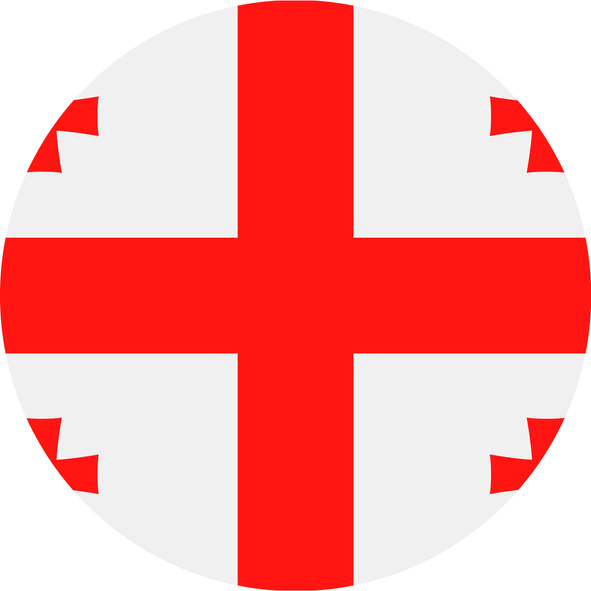 Georgia flag. 