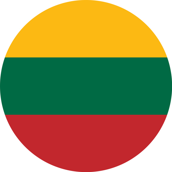 Lithuania flag. 