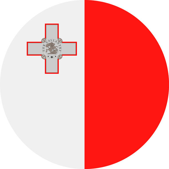 Malta flag. 