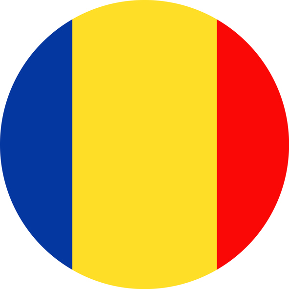 Romania flag. 