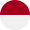 Indonesia flag. 